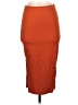 Shein Solid Orange Casual Skirt Size S - photo 1