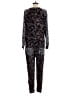 Free People 100% Rayon Paisley Black Jumpsuit Size XS - photo 2