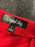 Crystal Sky Solid Red Jumpsuit Size L - photo 3