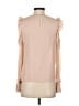 Intermix 100% Silk Pink Long Sleeve Silk Top Size 0 - photo 2