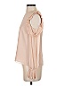Intermix 100% Silk Pink Long Sleeve Silk Top Size 0 - photo 5