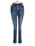 Express Solid Blue Jeans Size 0R - photo 1