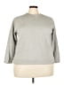 ThirdLove 100% Cotton Gray Sweatshirt Size 3X - photo 1
