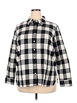 Talbots Outlet Long Sleeve Button Down Shirt