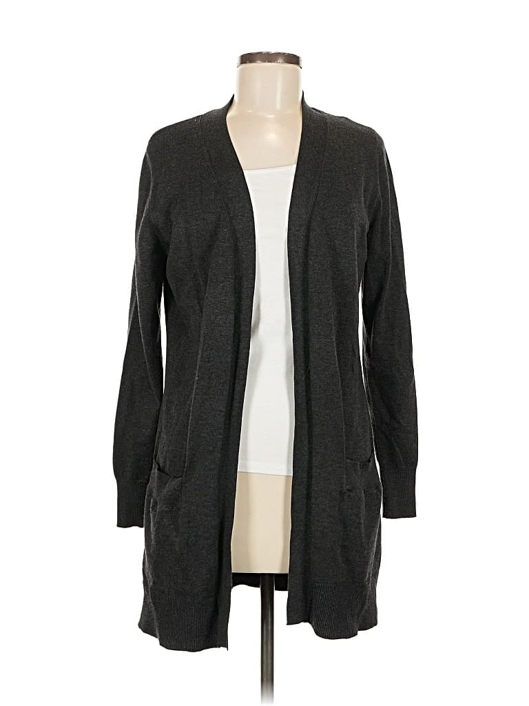 Pre-owned Cielo Cardigan Sweater In Gray