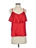 Cache 100% Polyester Red Sleeveless Blouse Size XS - photo 1