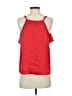 Cache 100% Polyester Red Sleeveless Blouse Size XS - photo 2