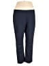 Ellen Tracy Solid Blue Active Pants Size 16 - photo 1
