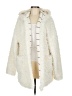 Splendid 100% Polyester Ivory Faux Fur Jacket Size M - photo 1
