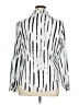 Unbranded Print Silver Long Sleeve Blouse Size XL - photo 2
