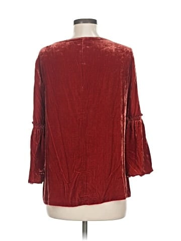 Lafayette 148 New York 3/4 Sleeve Blouse (view 2)