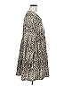 Unbranded 100% Polyester Animal Print Tan Casual Dress Size M - photo 4