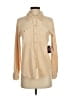 Mixed Threads Color Block Tan Long Sleeve Button-Down Shirt Size S - photo 1