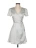 Glamorous Solid Silver Cocktail Dress Size S - photo 1