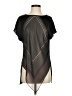 W by Worth Black Short Sleeve Blouse Size P (petite) - photo 1