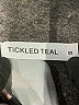 Tickled Teal Floral Black Casual Dress Size S - photo 7