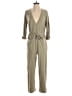Zara Metallic Green Jumpsuit Size S - photo 1