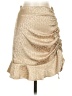 Assorted Brands Animal Print Tan Casual Skirt Size S - photo 1