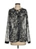 NYDJ 100% Polyester Silver Long Sleeve Blouse Size S - photo 1
