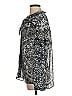 NYDJ 100% Polyester Silver Long Sleeve Blouse Size S - photo 5