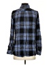 Rails 100% Rayon Plaid Blue Long Sleeve Button-Down Shirt Size XS - photo 2
