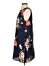 Blue Rain 100% Polyester Floral Blue Casual Dress Size S - photo 5