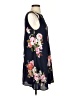 Blue Rain 100% Polyester Floral Blue Casual Dress Size S - photo 4