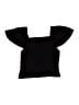 Joie 100% Polyester Black Short Sleeve Top Size 0 - photo 2