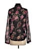 Best Mountain Floral Black Long Sleeve Blouse Size S - photo 2