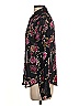 Best Mountain Floral Black Long Sleeve Blouse Size S - photo 5