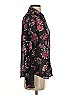 Best Mountain Floral Black Long Sleeve Blouse Size S - photo 4