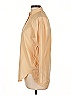 J.Crew 100% Cotton Solid Tan 3/4 Sleeve Button-Down Shirt Size L (estimated) - photo 5