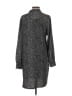 Lou & Grey 100% Polyester Tweed Gray Casual Dress Size S - photo 2