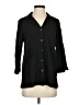 White Stag Black 3/4 Sleeve Button-Down Shirt Size S - photo 1
