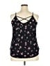 Kaileigh Black Sleeveless Blouse Size XXL - photo 2