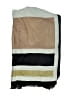 H&M Stripes Tan Gray Scarf One size - photo 2