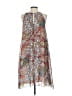 Mlle Gabrielle Print Brown Red Cocktail Dress Size S - photo 2