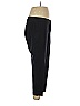 Ecru Solid Black Casual Pants Size 10 - photo 4