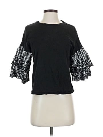 Design Lab Lord & Taylor 3/4 Sleeve T-Shirt (view 1)