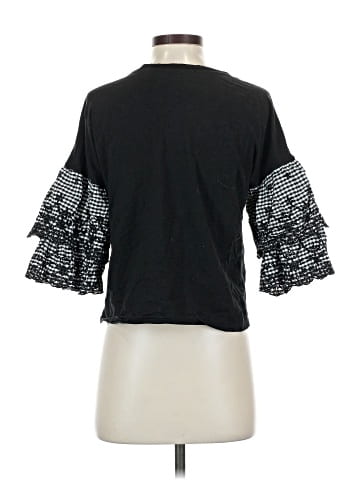 Design Lab Lord & Taylor 3/4 Sleeve T-Shirt (view 2)