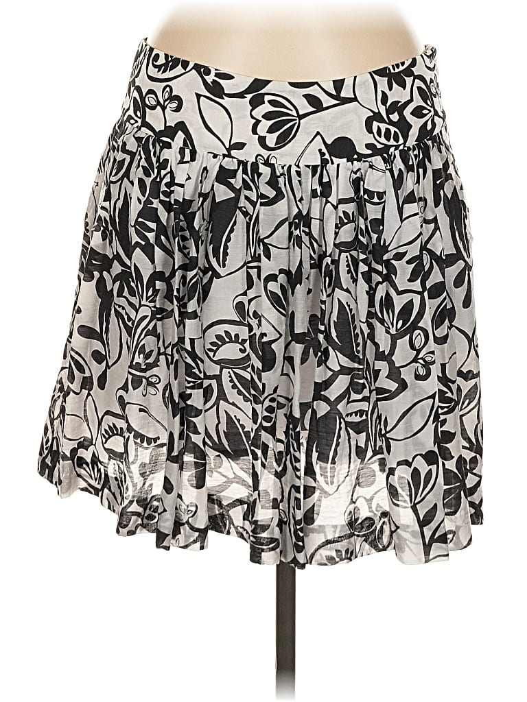 Pre-owned Express Design Studio Casual Skirt In Silver