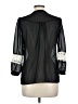 Fresh Brewed 100% Polyester Black 3/4 Sleeve Blouse Size L - photo 2