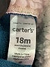 Carter's 100% Polyester Stripes Blue Raincoat 12-18 MO / 18 MO - photo 3
