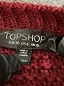 Topshop Solid Burgundy Pullover Sweater Size 6 - photo 7
