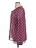 cruel 100% Polyester Burgundy Long Sleeve Blouse Size XL - photo 5