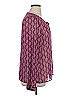 cruel 100% Polyester Burgundy Long Sleeve Blouse Size XL - photo 4