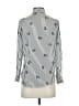 ASOS 100% Polyester Stripes White Long Sleeve Blouse Size 00 - photo 2