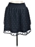Bobeau 100% Polyester Argyle Blue Casual Skirt Size L - photo 1