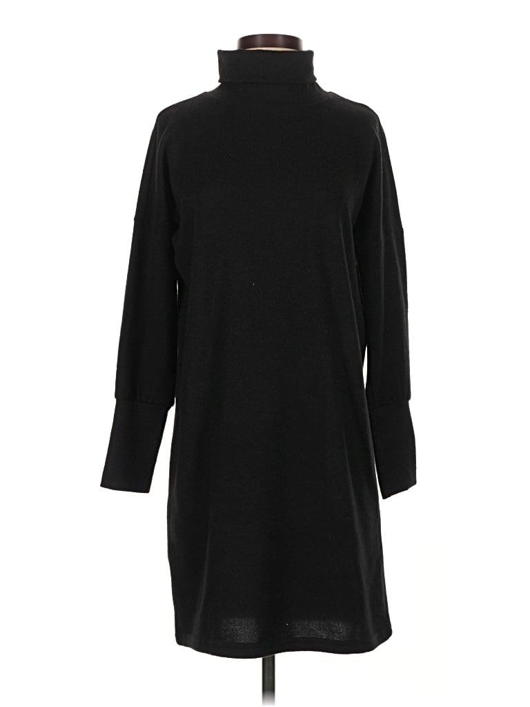 Pre-owned Noisy May Turtleneck Sweater In Black