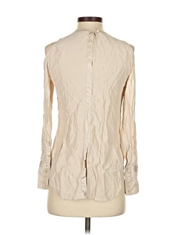 Elizabeth and James Long Sleeve Silk Top (view 2)